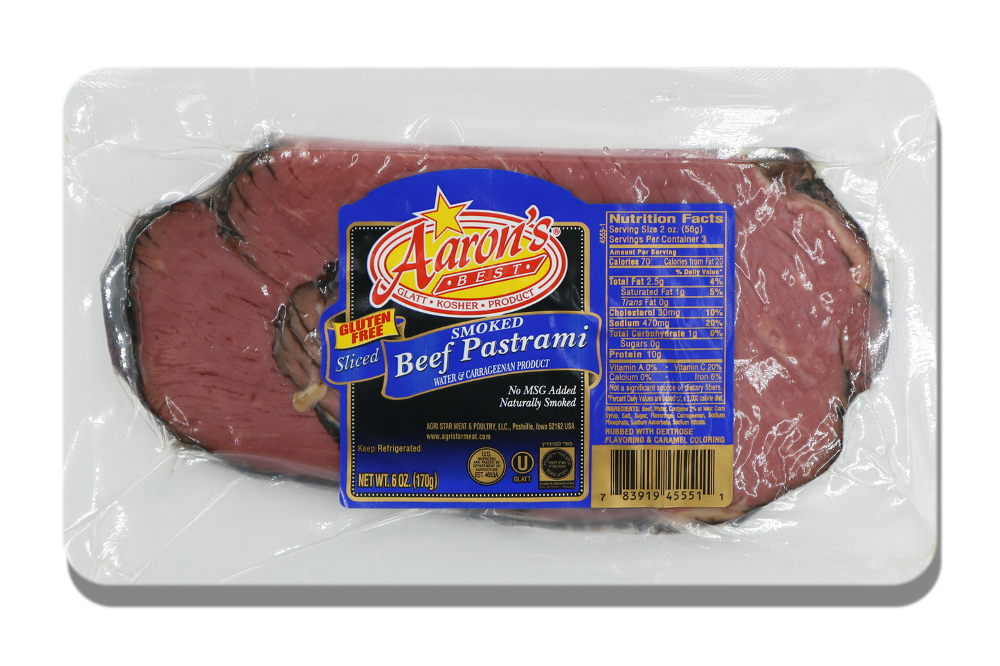 Sliced Beef Shoulder Pastrami