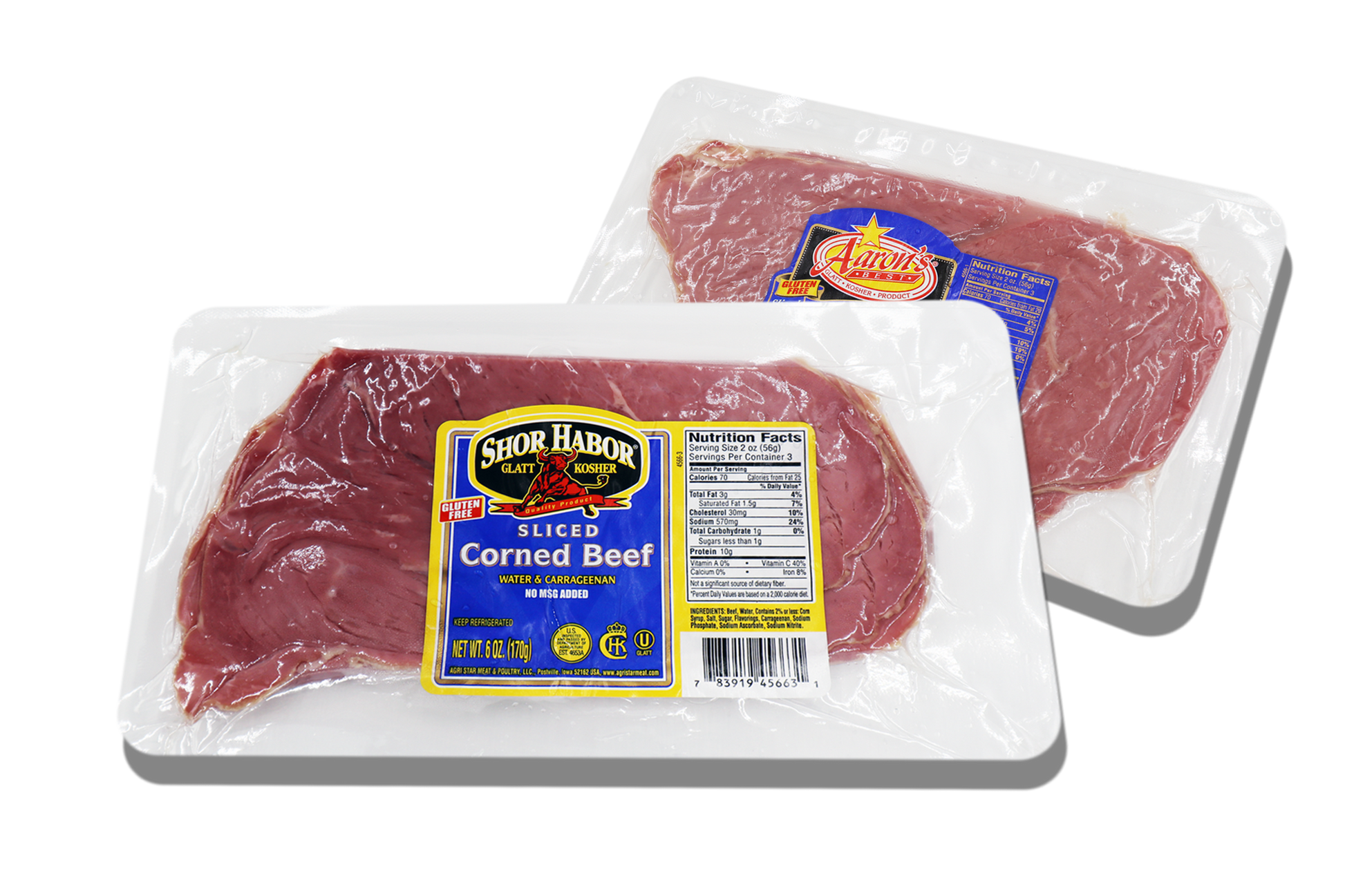 Glatt Kosher Sliced Brisket Corned Beef by Rubashkin's Meat Store