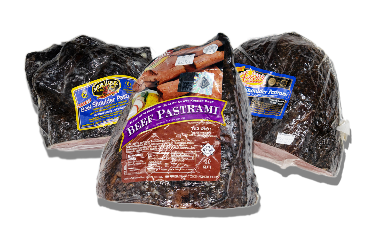 Glatt Kosher Beef Shoulder Pastrami Whole Piece by Rubashkin's Meat Store