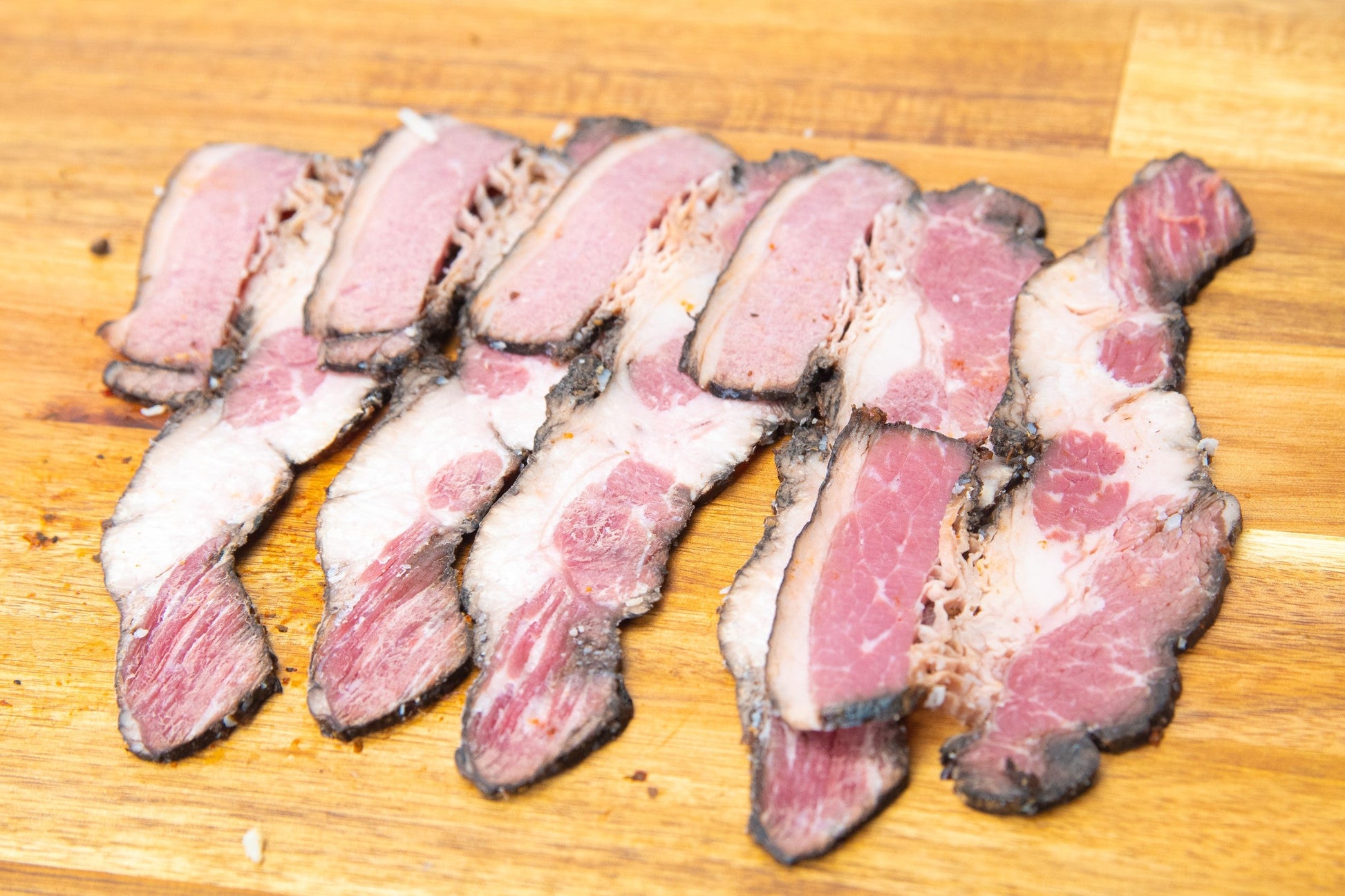 Glatt Kosher Beef Navel Pastrami (by rubashkins' meat store)