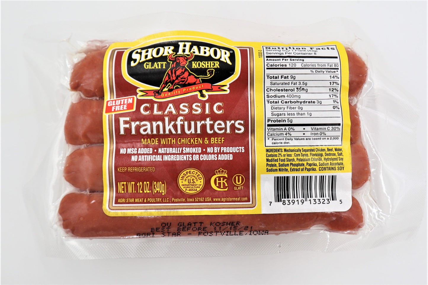 Classic Franks (Beef & Chicken)