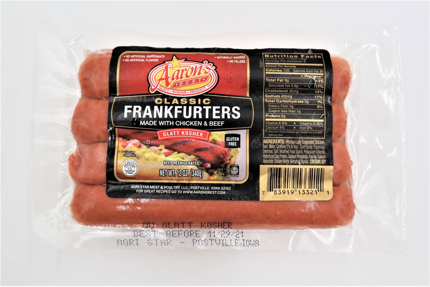 Classic Franks (Beef & Chicken)