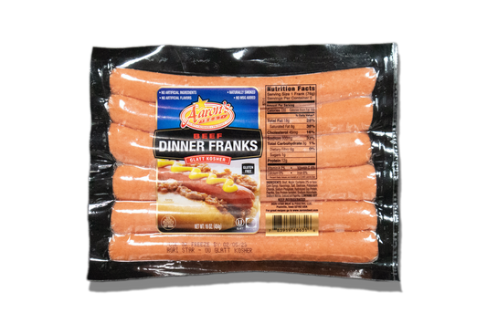 Glatt Kosher Beef Dinner Franks by Rubashkin's Meat Store
