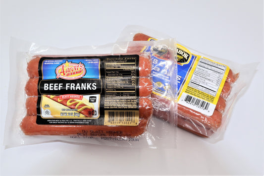 Glatt Kosher Beef Franks (by rubashkins' meat store)