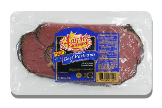 Sliced Beef Shoulder Pastrami