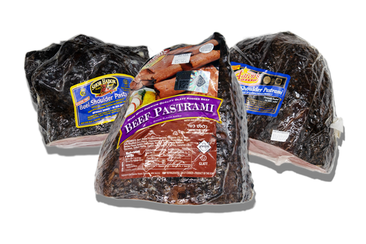 Glatt Kosher Beef Shoulder Pastrami Whole Piece by Rubashkin's Meat Store